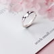 thumbnail image 5 of Guardurnaity Anillo de plata con forma de animal, antioxidación y anticorrosión, suave y duradero, bonito anillo femenino coreano Ropa, zapatos y accesorios Miscelánea, 5 of 6