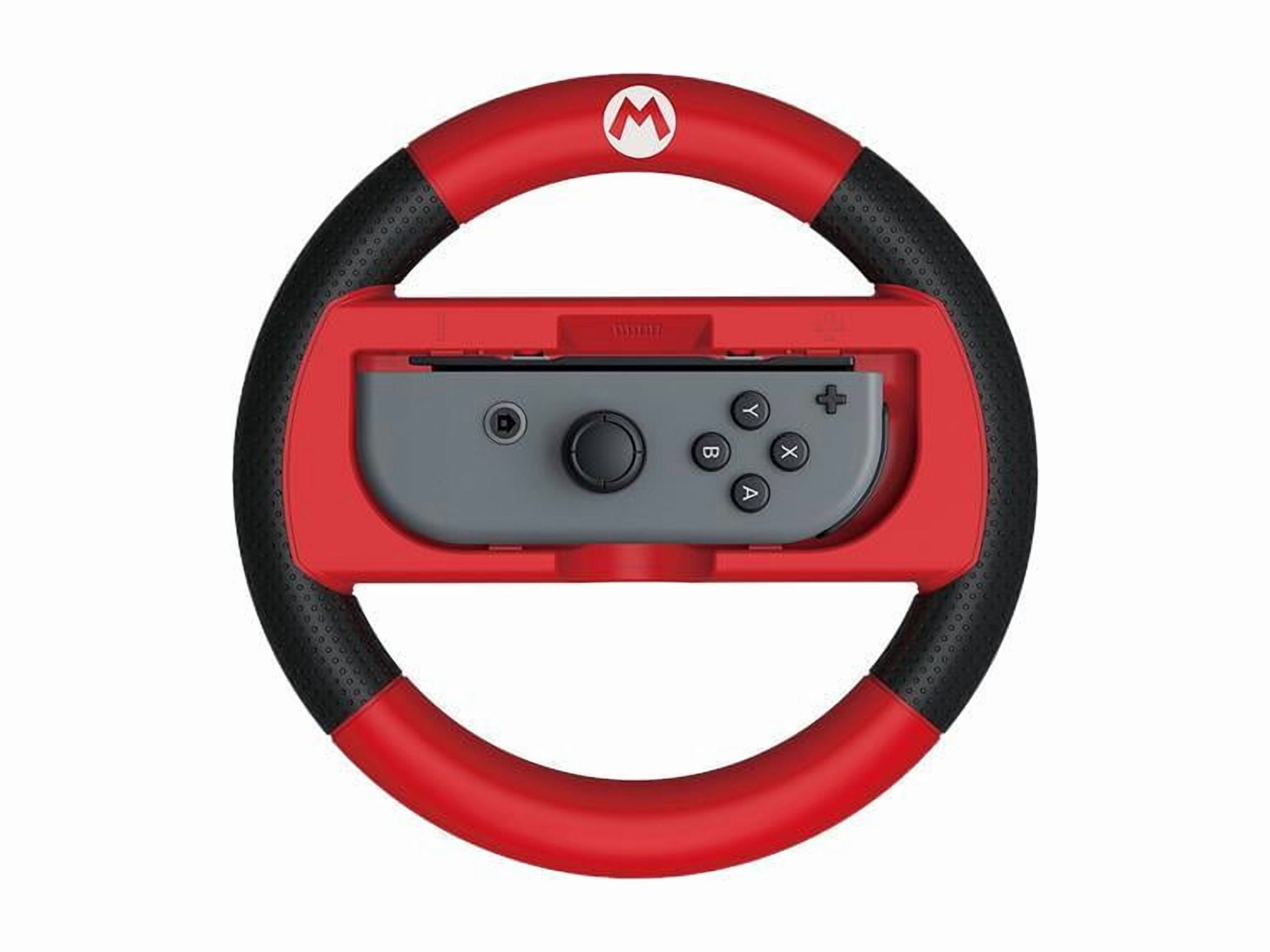 (2 pack) HORI Nintendo Switch Joy Con Racing Wheel Mario Kart 8 Deluxe (Mario Version) Officially Licensed by Nintendo