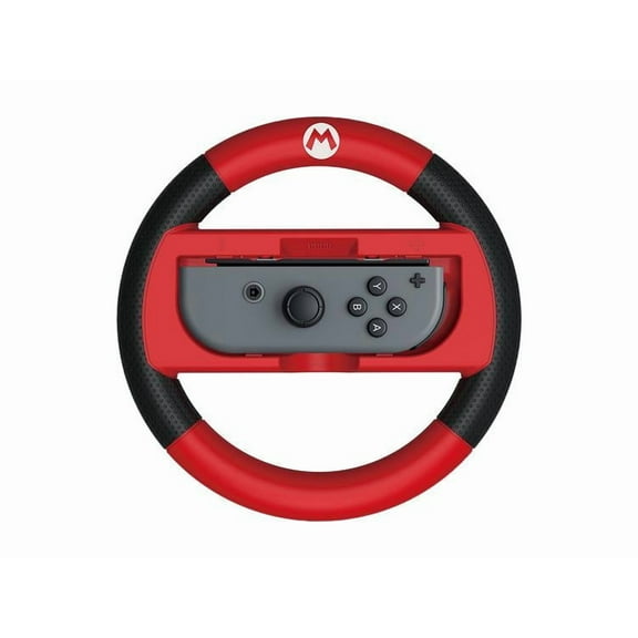 HORI Nintendo Switch Joy Con Racing Wheel Mario Kart 8 Deluxe (Mario Version) Officially Licensed by Nintendo
