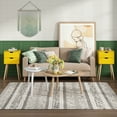thumbnail image 6 of Jaxpety Mid-Century Modern Set of 2 Nightstand End Table W/ 2 Drawers for Bedroom Living Room, Yellow, 6 of 12
