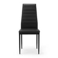 thumbnail image 5 of Mefine Black Chair for Bedroom,Dining Chairs Set of 4 Kitchen Room Chairs Easy Assembly, 5 of 6