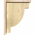 thumbnail image 3 of 8"W x 14"D x 18"H Alpine Rough Sawn Corbel w/Backplate, Douglas Fir, 3 of 9