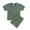 Dark Green, variant on GYRATEDREAM Toddler Baby Boy Girl Clothes Solid Color Short Sleeve Cotton T-Shirt Top and Shorts Set 2 Piece Neutral Summer Outfits 9M-13T