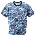 thumbnail image 2 of Rothco Digital Camo T-Shirt - Sky Blue Digital Camo, Medium, 2 of 2