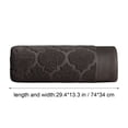 thumbnail image 3 of Kyusrd Hand Towels for Bathroom,Cotton Soft Absorbent Decorative Hand Towel for Face Spa Bath Gym Kitchen,Dark Gray,35x75cm, 3 of 6