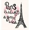 thumbnail image 3 of Ambesonne Eiffel Tower Duvet Cover Sets, Europe Dream Tour, 2-King, Cream Pink Black, 3 of 7