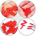 thumbnail image 4 of Miangastore 100 Pcs Pinces Rouges Embouts pour Greffage de Cils Protections, 4 of 8