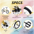 thumbnail image 5 of BMX Bikes for 6-14, Cuoote 24 Inch Bicycle with High-Carbon Steel BMX Frame, 360° Handlebar Rotation, 5 of 7