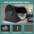 thumbnail image 3 of Alvantor Bed Tent Privacy Pop up Home Sleeping Tent Twin Size Charcoal, 3 of 13