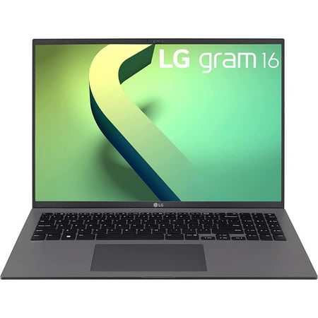 LG gram (2022) 16Z90Q Ultra Lightweight Laptop, 16" 2560 x 1600 IPS Display, Intel Evo 12th Gen i7-1260P, 16GB LPDDR5, 1TB NVMe SSD, FHD Webcam, Wi-Fi 6E, Thunderbolt 4, Windows 11, Gray - (Open Box)