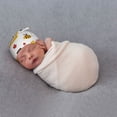 thumbnail image 6 of Picia Bees and Flowers Printed Preemie Hats for Baby Girls Cotton Premature Knot Hats Newborn Hospital Cap Warm Knot Beanie Nicu for Preemie Girls and Boys, 6 of 6