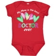 thumbnail image 3 of Inktastic My Mom is the Best Doctor Ever Boys or Girls Baby Bodysuit, 3 of 5