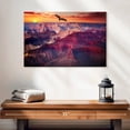 thumbnail image 2 of Elephant Stock Eagle Over Grand Canyon Wall Art - Horizontal Canvas Wall Art - Living Room Wall Decor - Nature Canvas - Orange And Beige Decor - 24" x 16", 2 of 8