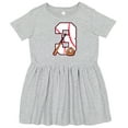 thumbnail image 3 of Inktastic Baseball Third Birthday Three Years Old Girls Toddler Dress, 3 of 5