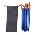 thumbnail image 3 of Estacas para tienda de campaña shamjiam 10 piezas Metal azul, 3 of 8