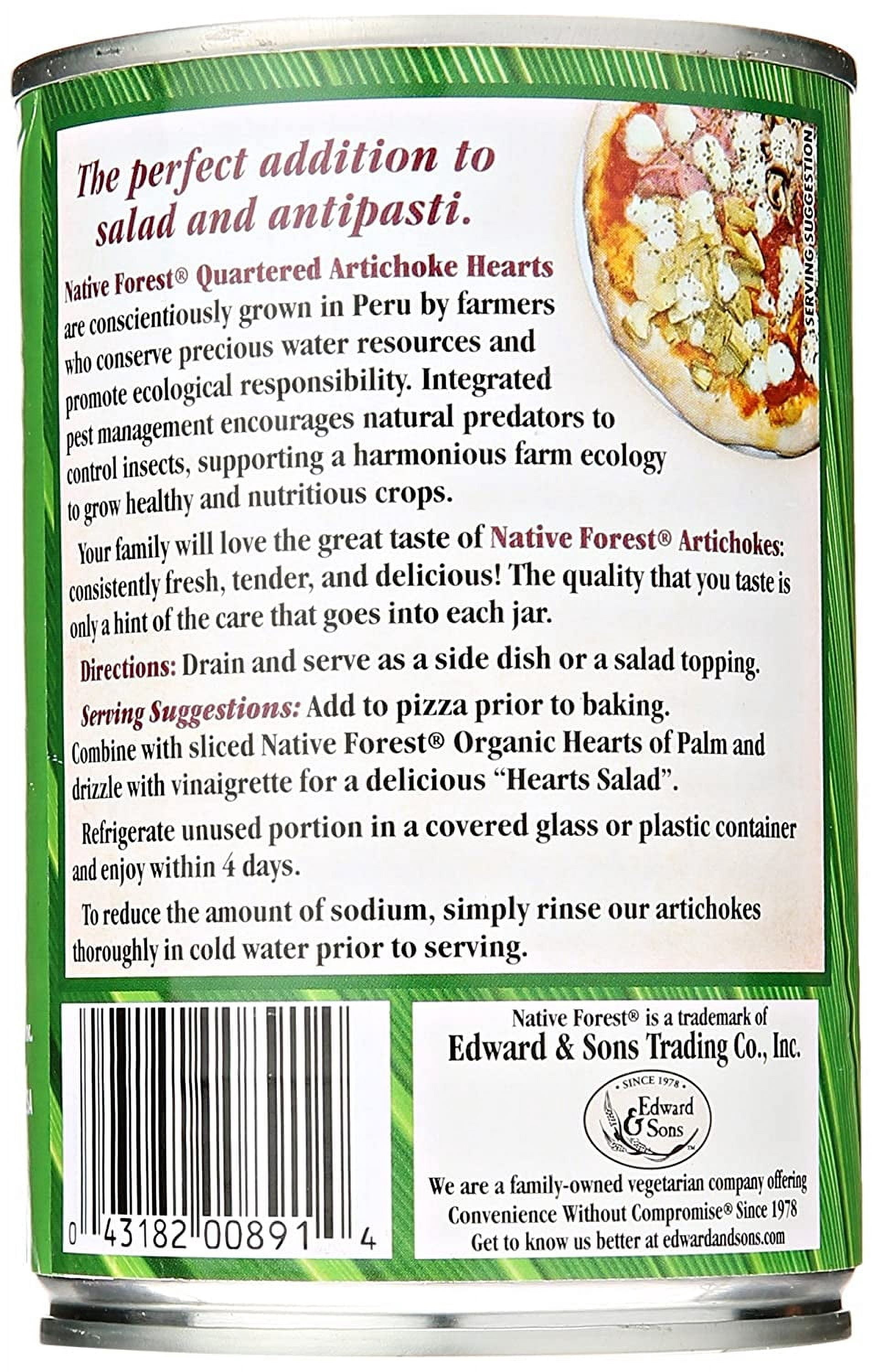 Native Forest Native Forest Quartered Artichoke Hearts - 14 oz Pack of 4