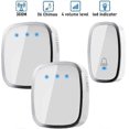 thumbnail image 2 of Wireless Doorbell, 300m Range, 36 Ring Tones, 4 Volume Levels, 1 Transmitter & 2 Receivers, Waterproof Wireless Doorbell Set for Inside and Outside, 2 of 5