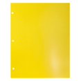 thumbnail image 4 of Jam Paper Carpetas Escolares Laminadas Con Dos Bolsillos, Brillantes, Perforadoras, 3 Agujeros, Tamaño Carta, Amarillo Brillante, Paquete De 6, 4 of 5