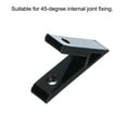 thumbnail image 4 of 2Pack 45 Degree Angle Aluminum Profile Corner Brackets Joint Connectors for 2020 Series (Black), 4 of 6