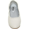 thumbnail image 3 of Minnetonka Women's Suede Anna Ballerina Flat, White 6, 3 of 4