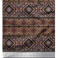 thumbnail image 1 of Soimoi Cotton Voile Fabric Geometric Southwestern Fabric Prints by Yard 42 Inch Wide, 1 of 1