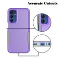 thumbnail image 5 of For Samsung Galaxy A15 5G Phone Case, with Tempered Glass Screen Protector, Heavy Duty Rugged Shockproof Full Body Protection Sturdy Durable Cover Cute Bumper for Galaxy A15 5G -Purple, 5 of 6