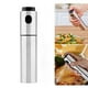 thumbnail image 1 of Pulverizador de aceite de oliva botella de 100 ml de acero inoxidable de vidrio | Dispensador de spray para cocina para freidora de aire, barbacoa, barbacoa | Control de la niebla fina, Gadget, 1 of 8