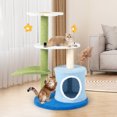 thumbnail image 3 of Costway 4-Tier Modern Cat Tree Tower Kitten Activity Center with Sisal Scratching Post, 3 of 10