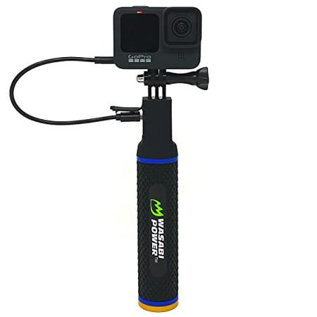 Battery Handle Grip for GoPro – Wasabi Power Clutch 5200mAh Power