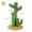 L-Green, variant on Pefilos 27" Cat Scratching Post for Furniture Cactus Cat Scratcher for Indoor Cats Featuring with 3 Scratching Poles and Interactive Dangling Ball Cat Tower for Adult Cats, L