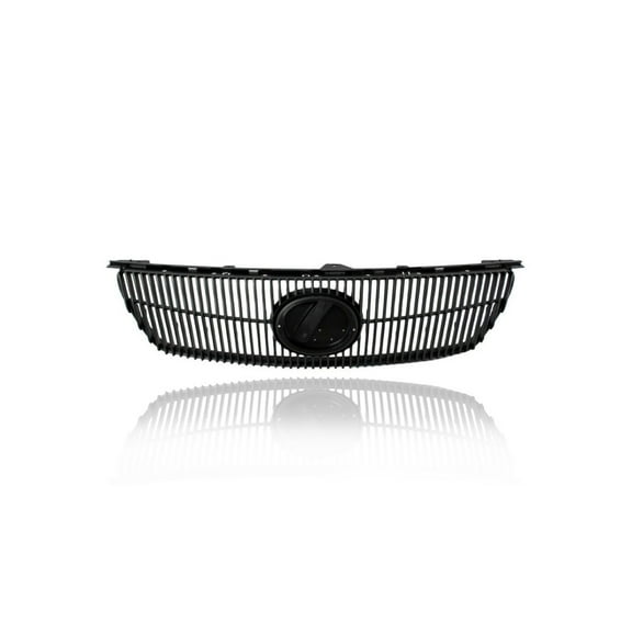 Grille - Compatible/Replacement for '08-11 Lexus GS300/350/430/450h/460 - Main Upper Black Insert Without Emblem Sensor Hole, With Emblem Provision - 5311130906