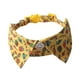 thumbnail image 2 of Collar navideño con pajarita para gato, disfraz navideño ajustable para gato amarillo, 2 of 9