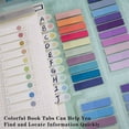 thumbnail image 2 of 1200Pcs Page Markers,Morandi Sticky Note Tabs Colored Writable and Repositionable Book Flags Strip Index, 2 of 7