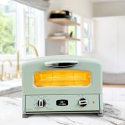 Sengoku HeatMate Countertop Toaster Oven w/ Graphite Technology, Olive