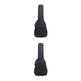 thumbnail image 3 of Bolsa acolchada Qarigey para guitarra Con correa ajustable y funda de doble hombro Negro 2piezas, 3 of 6