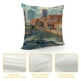 thumbnail image 4 of TIAOTIAOHOU USA Colorado Throw Pillow Cover City in Pillow Cover Case Travel Lovers Gift Cityscape Pillows Nursery Decor Modern Linen Pillow Cover for Sofa, 4 of 5