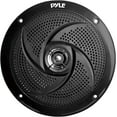 thumbnail image 3 of Pyle PLMRBT20 Marine 4-Channel Amplified Wireless Bluetooth Audio Controller, 2x 8'' 320 Watt Max Power Low Profile 2-Way Marine Speakers (Black) w/Wire for Car, Truck, Boat, PowerSport Vehicles, 3 of 8