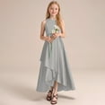 thumbnail image 2 of TAIAOJING Girls Formal Dresses Party Gown For Recital Performance Pageant Elegant Sleeveless Summer Dress For Kids Toddler To Teen Breathable 7-8Y, 2 of 4