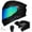Carbon Fiber Color, variant on DOT Bluetooth Modular Motorcycle Helmet,Motorcycle Helmet,Dual Visor Full Face Flip up Integrated Motorcycle Helmets,Built-in Dual Speaker Microphone,Adults Men Women,Carbon Fiber Color,M