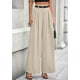 thumbnail image 2 of Pantalones de trabajo PRETTYGARDEN 2025 de cintura alta y pierna ancha para mujer, 2 of 8