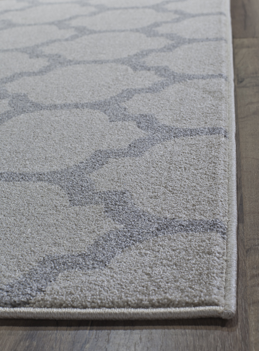 Rugs America Brooklyn 7'10" x 10'10" Rug in Ivory Gray