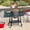 Gray, variant on SUNJOY 20 inch Charcoal Grill, Egg-shaped Outdoor Grill with Pizza Stone, Ultimate BBQ Grill and Smoker with Wheels, Yellow
