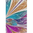 thumbnail image 2 of Coolnut Window Curtains Beautiful Fractal Butterfly Thermal Insulated Blackout Grommet Printed Window Treatment Drapes - 84x55 in - Polyester 2 Panels, 2 of 5