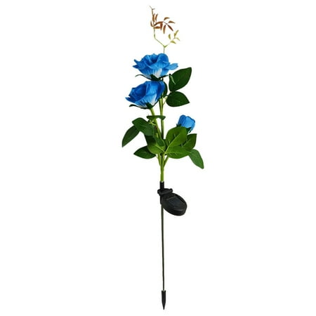 

Yinmgmhj led lights for bedroom LED Solar Outdoor Waterproof Lights Garden Yard Lawn Landscape Rose Lamp led lights