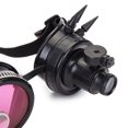 thumbnail image 5 of SAYFUT Vintage Steampunk Goggles Rave Glasses with Double Ocular Loupe Vintage Welding PuSAYFUT Gothic Glasses, 5 of 7
