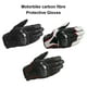 thumbnail image 4 of Soidarity Paquete de 2 guantes de motocicleta, guantes portátiles de invierno y otoño, equipo Protector transpirable para conducción profesional al aire Ciclismo blanco rojo L Soidarity OD027440-05, 4 of 6