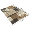 thumbnail image 4 of Brown and Grey Abstract Art Artwork Blanket,Comfortable Soft Flannel Throw Blanket,All Season,Warm Lightweight Blankets for Sofa Bed Couch Living Room Chair,40"x50"(100x130cm), 4 of 4