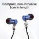 thumbnail image 4 of Auriculares intercambiables pulidos del teléfono del oído del alambre trenzado de cobre en la oreja Auriculares de la computadora del teléfono Inevent EL5022-05B, 4 of 7