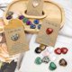 thumbnail image 2 of 24 Sets Pocket Hug Token Card with Heart Shaped Natural Stones Hug Card Greeting, 2 of 5
