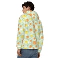 thumbnail image 4 of Kdxio Tree Palms Lemon Print Men Hoodies Casual Hoodies for Men with Zip Pockets Full Zip Long Sleeve Sweatshirt Sports Hooded Jacket-Large, 4 of 5